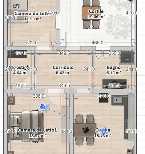 Apartmánový dům 100m od moře