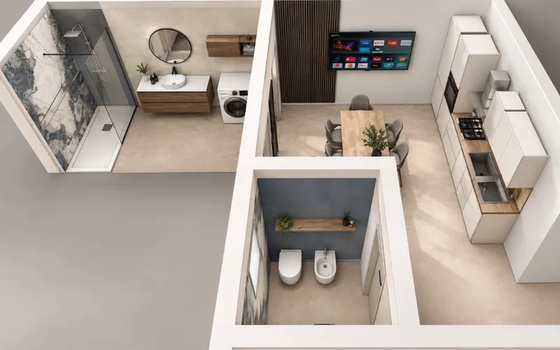 Nově zrekonstruovaná vila se 3 ložnicemi, výhledem na moře a pozemkem 1 100 m² – jen 290 m od moře