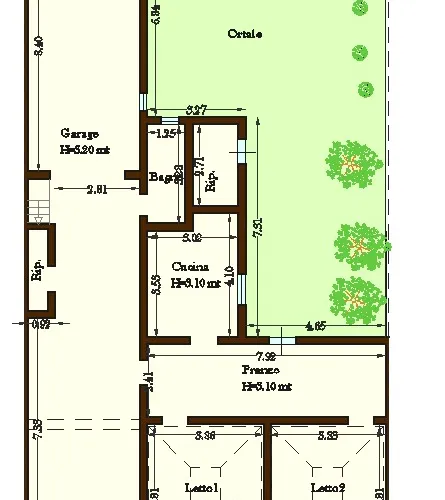 Apartmánový dům 100m od moře